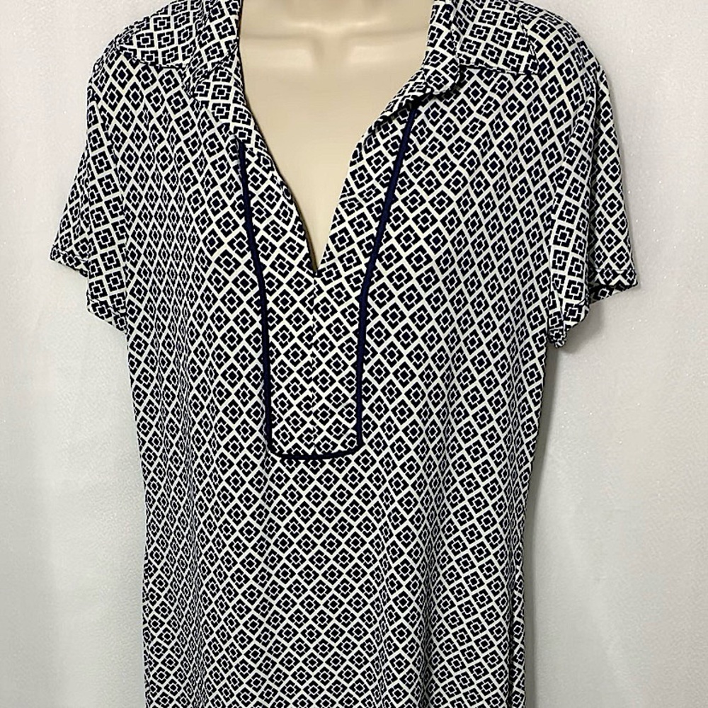 Max Studio patterned collared dres - Picture 5 of 12